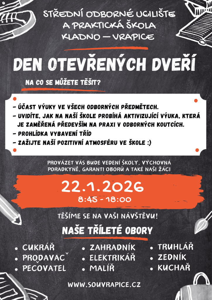 Den otevrenych dveri LEDEN 2024 3 | Střední odborné učiliště a Praktická škola Kladno | Vrapice Den otevrenych dveri LEDEN 2024 3 | Střední odborné učiliště a Praktická škola Kladno | Vrapice